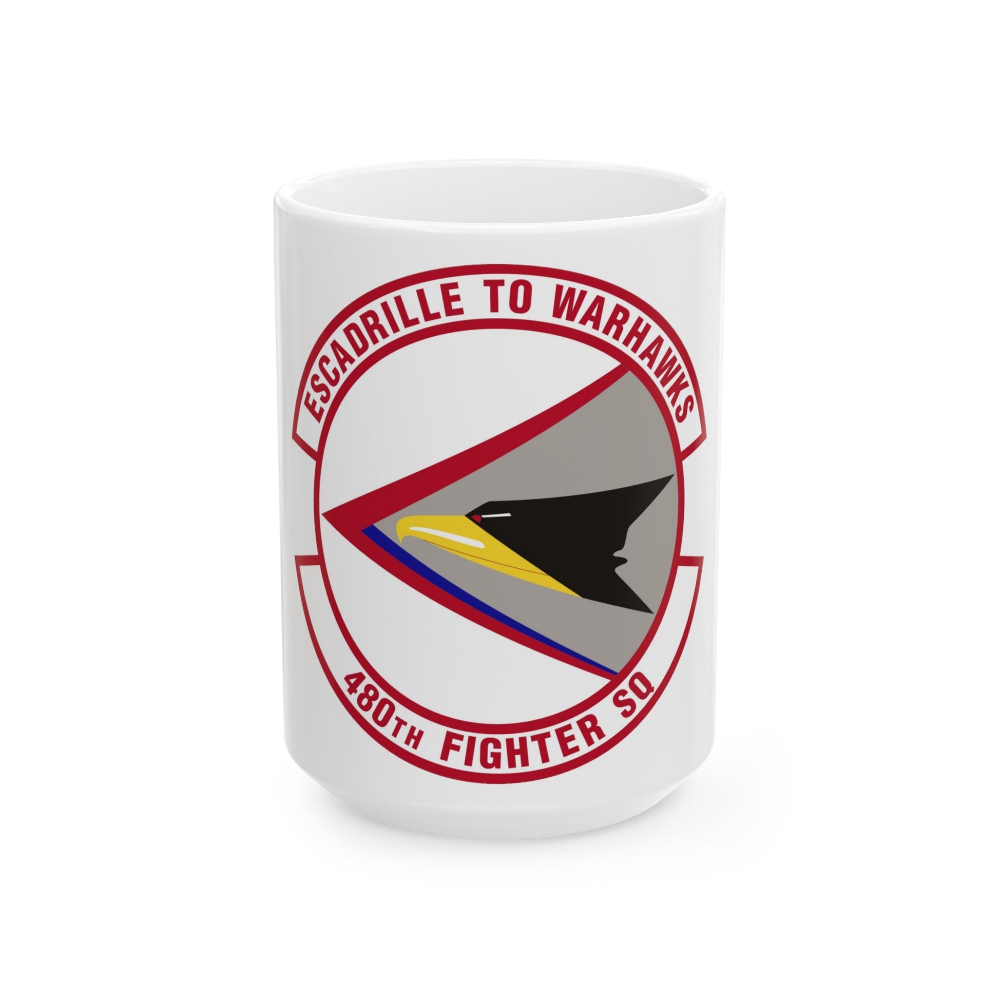 480th Fighter Squadron (U.S. Air Force) White Coffee Mug-15oz-The Sticker Space