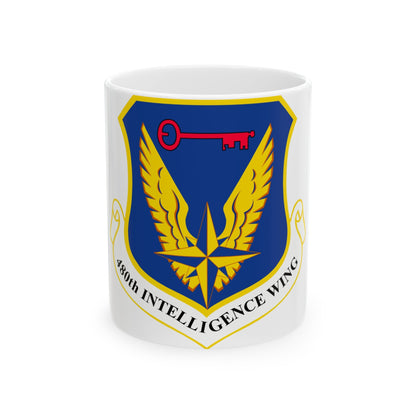 480th Intelligence Wing (U.S. Air Force) White Coffee Mug-11oz-The Sticker Space
