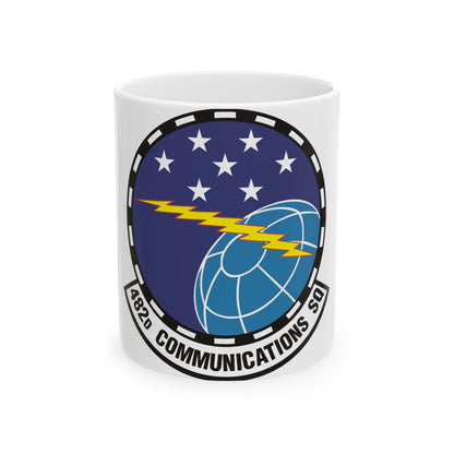 482d Communications Squadron (U.S. Air Force) White Coffee Mug-11oz-The Sticker Space