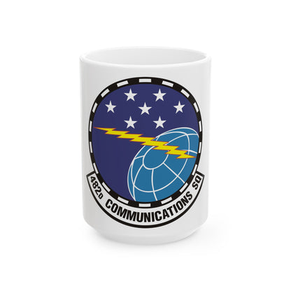 482d Communications Squadron (U.S. Air Force) White Coffee Mug-15oz-The Sticker Space