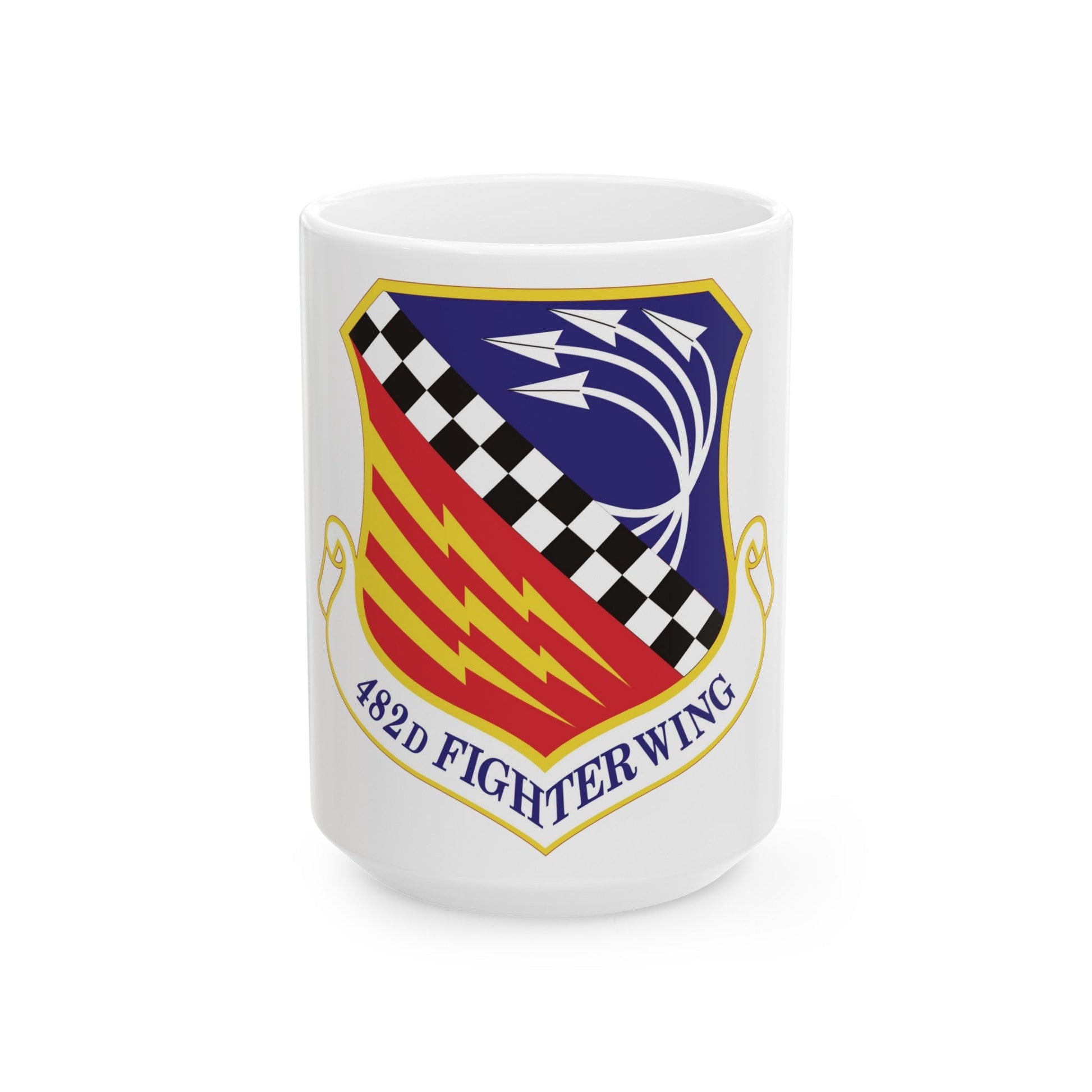 482d Fighter Wing (U.S. Air Force) White Coffee Mug-15oz-The Sticker Space