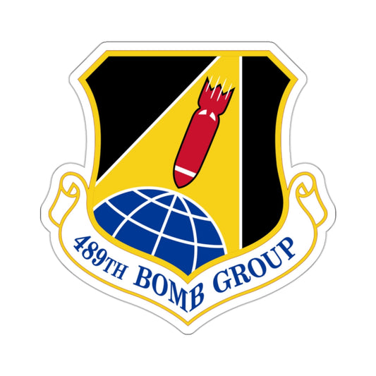 489 Bomb Group AFRC (U.S. Air Force) STICKER Vinyl Die-Cut Decal-White-The Sticker Space