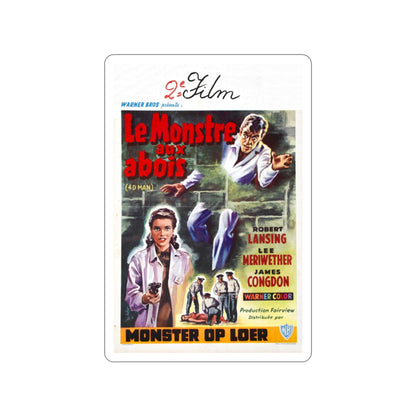 4D MAN (BELGIAN) 1959 Movie Poster STICKER Vinyl Die-Cut Decal-2 Inch-The Sticker Space