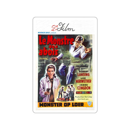 4D MAN (BELGIAN) 1959 Movie Poster STICKER Vinyl Die-Cut Decal-4 Inch-The Sticker Space