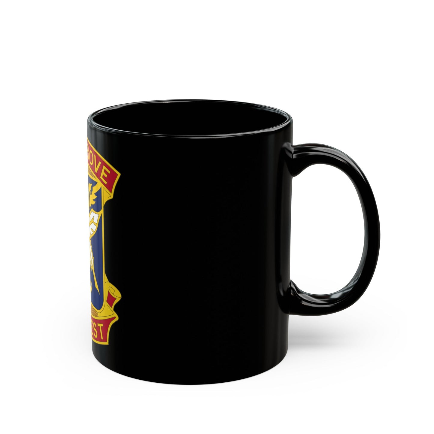 4TH ADJUTANT GENERAL BATTALION (U.S. Army) Black Coffee Mug-The Sticker Space