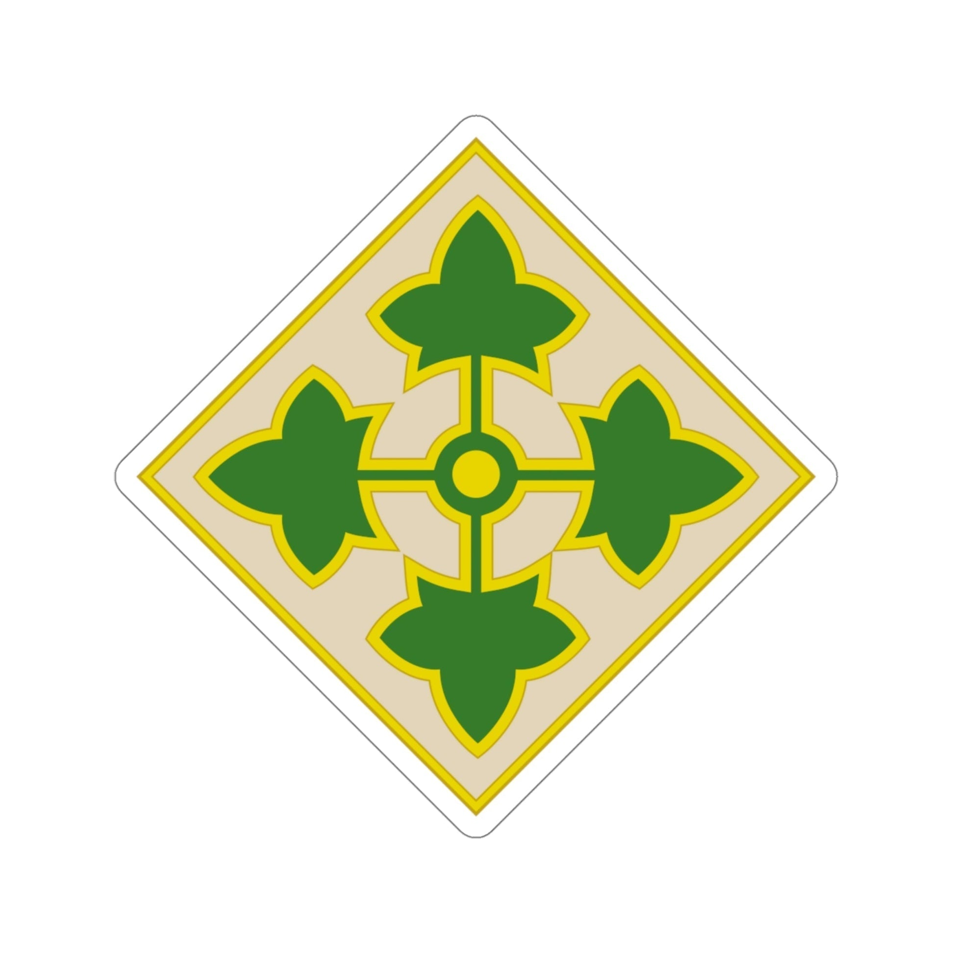 4th Infantry Division (U.S. Army) STICKER Vinyl Die-Cut Decal-4 Inch-The Sticker Space