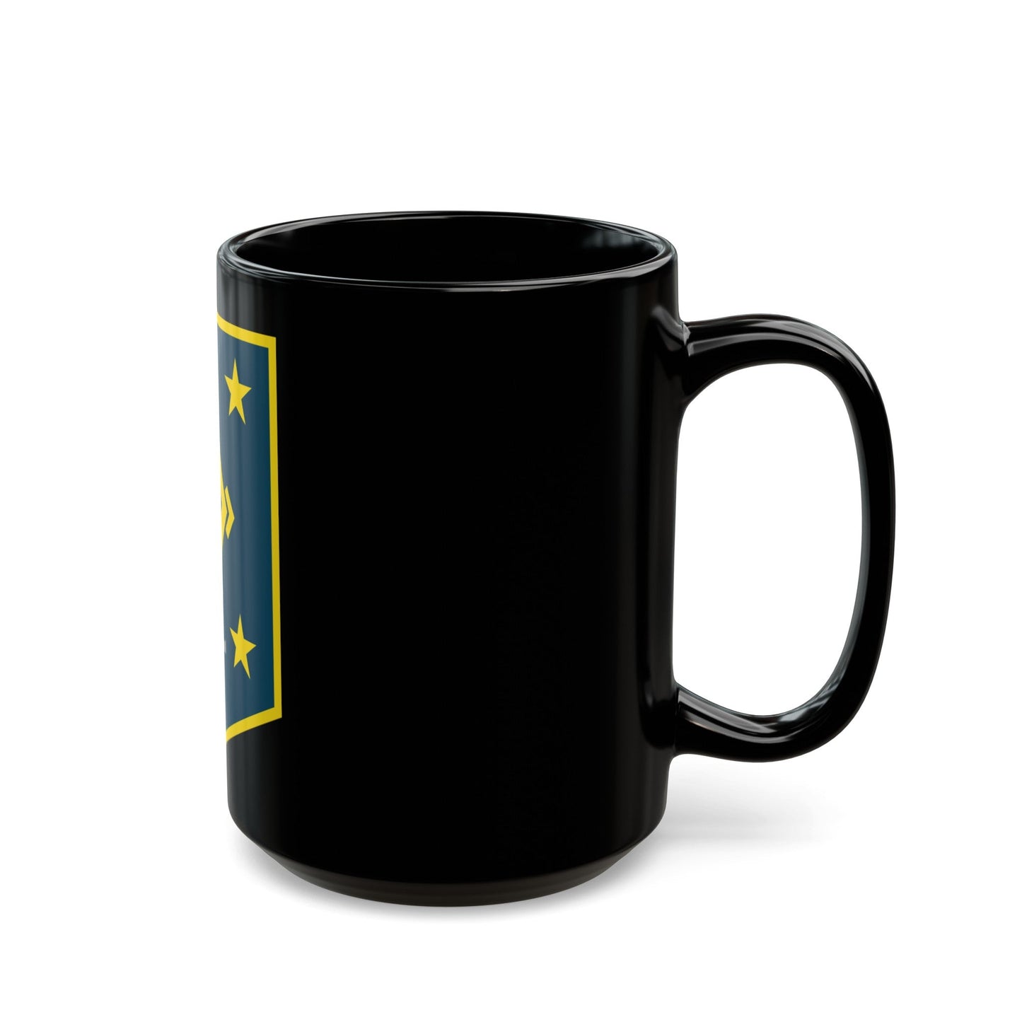 4th Maneuver Enhancement Brigade (U.S. Army) Black Coffee Mug-The Sticker Space