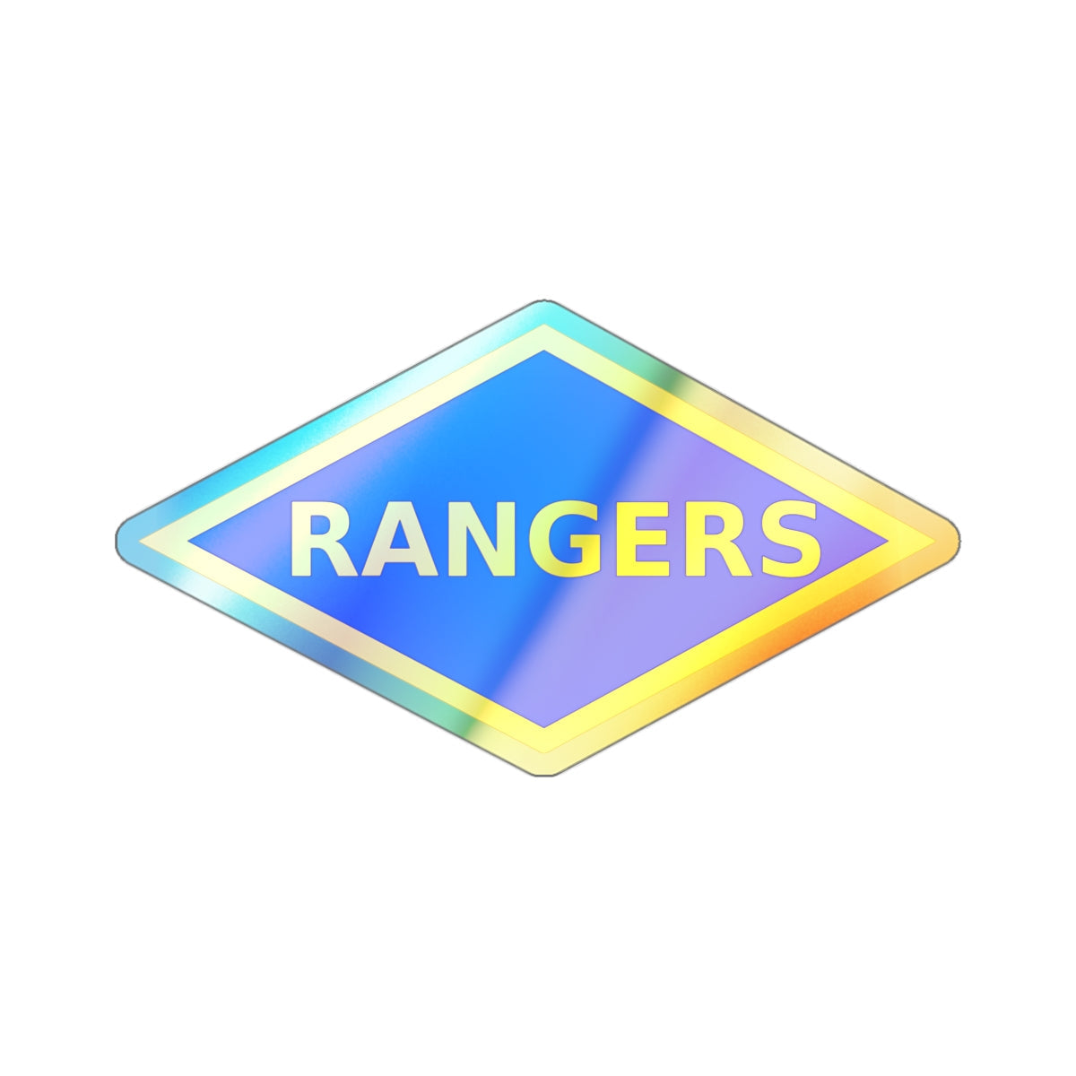4th Ranger Battalion (U.S. Army) Holographic STICKER Die-Cut Vinyl Decal-3 Inch-The Sticker Space