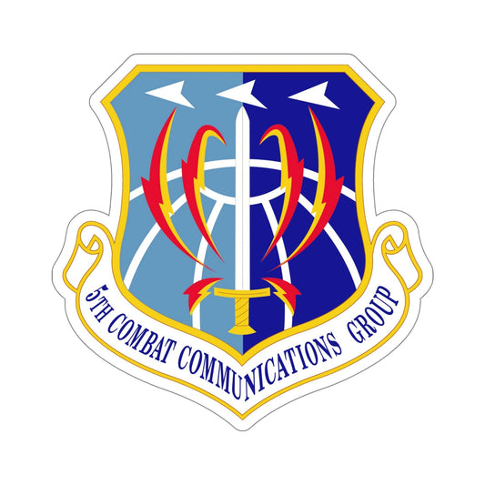 5 Combat Communications Group ACC (U.S. Air Force) STICKER Vinyl Die-Cut Decal-6 Inch-The Sticker Space
