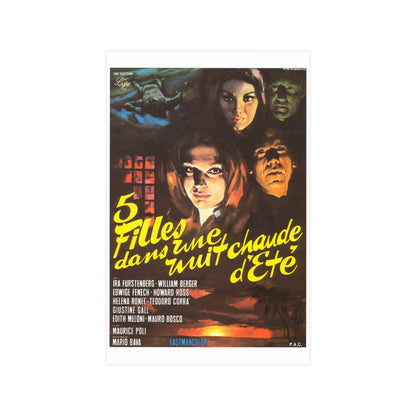 5 DOLLS FOR AN AUGUST MOON 1970 - Paper Movie Poster-11″ x 17″ (Vertical)-The Sticker Space
