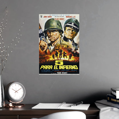 5 FOR HELL 1969 - Paper Movie Poster-The Sticker Space