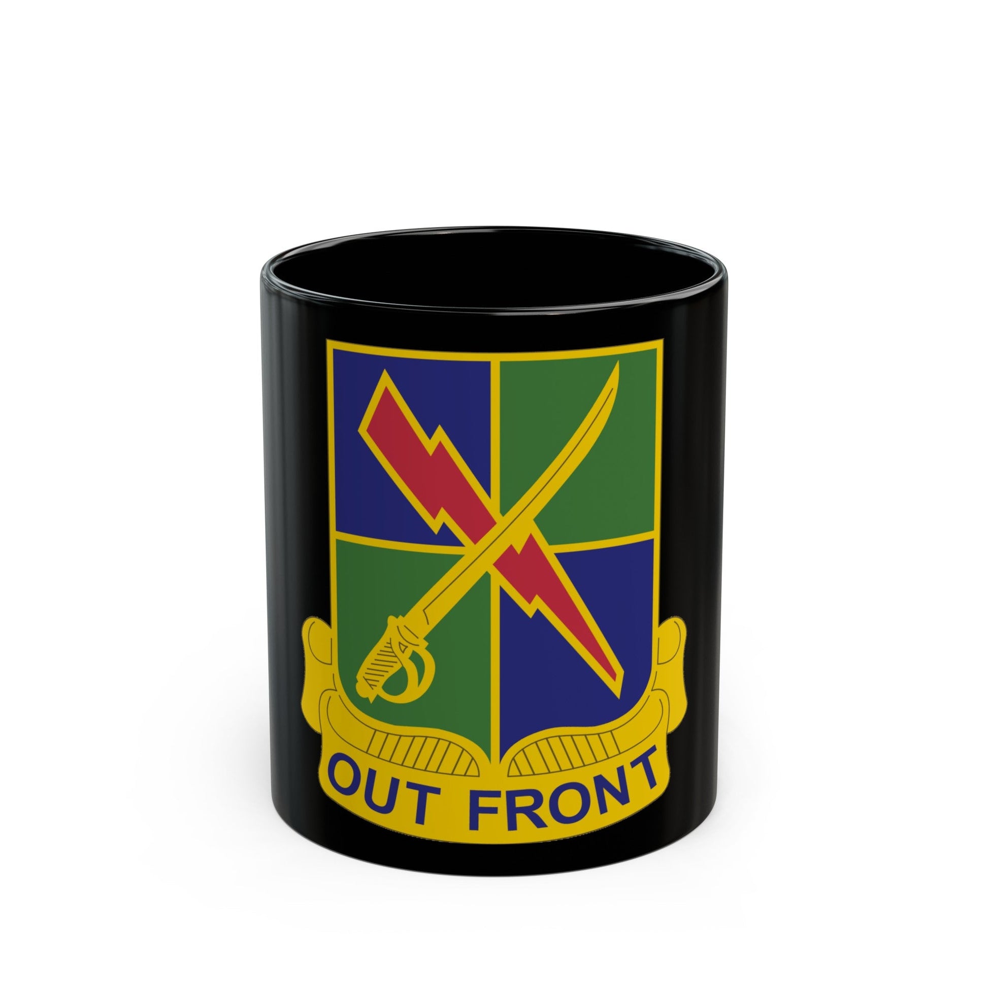 501 Military Intelligence Battalion (U.S. Army) Black Coffee Mug-11oz-The Sticker Space