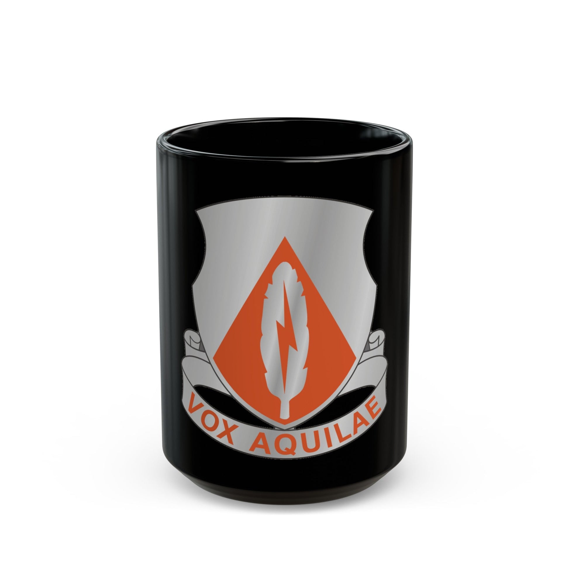 501 Signal Battalion (U.S. Army) Black Coffee Mug-15oz-The Sticker Space