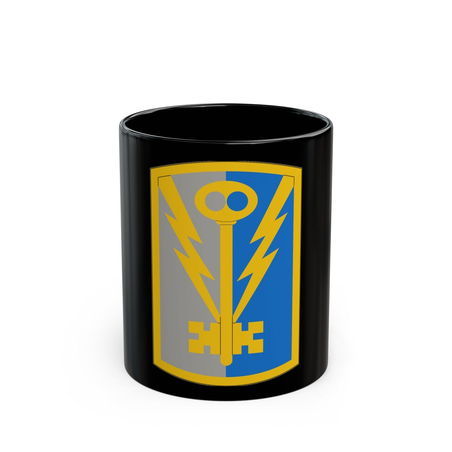 501st Military Intelligence Brigade (U.S. Army) Black Coffee Mug-11oz-The Sticker Space
