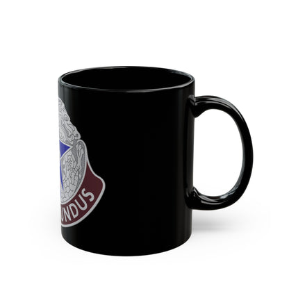 502 Field Hospital (U.S. Army) Black Coffee Mug-The Sticker Space