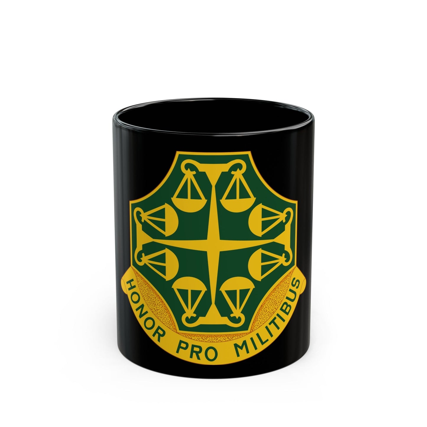 502 Military Police Battalion (U.S. Army) Black Coffee Mug-11oz-The Sticker Space