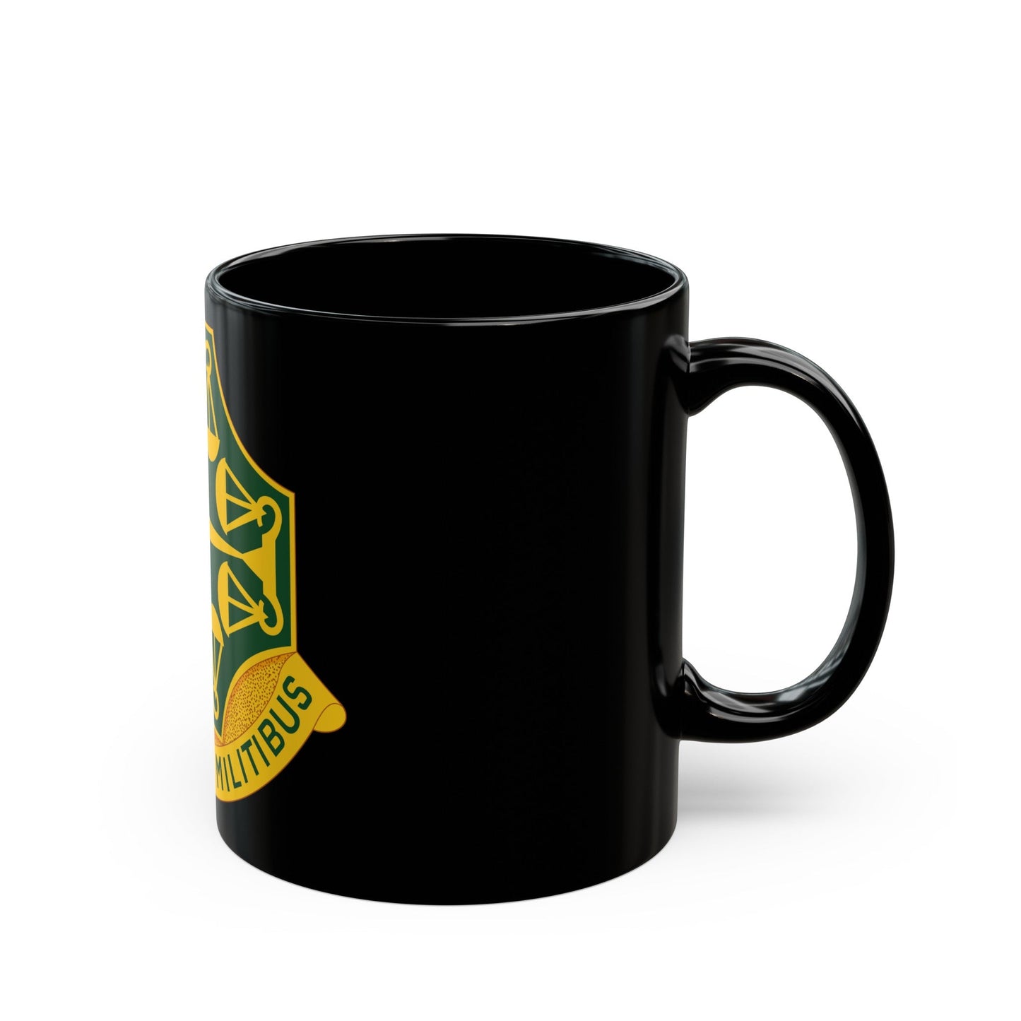 502 Military Police Battalion (U.S. Army) Black Coffee Mug-The Sticker Space