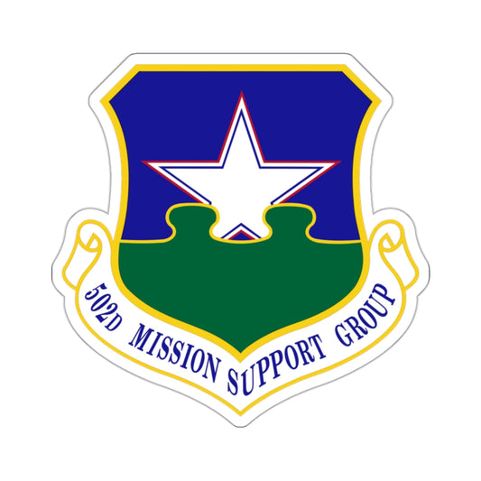 502d Mission Support Group (U.S. Air Force) STICKER Vinyl Die-Cut Decal-White-The Sticker Space