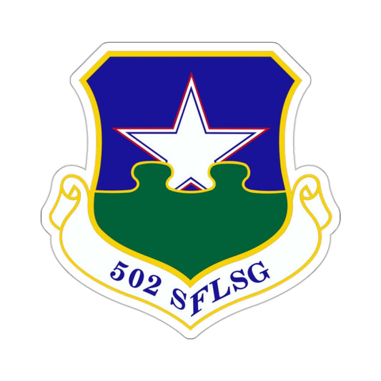 502d Security Forces and Logistics Support Group (U.S. Air Force) STICKER Vinyl Die-Cut Decal-White-The Sticker Space