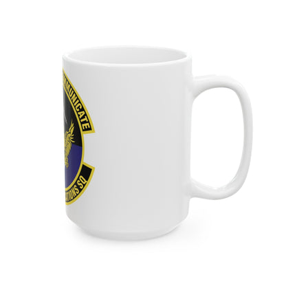505th Communications Squadron (U.S. Air Force) White Coffee Mug-The Sticker Space