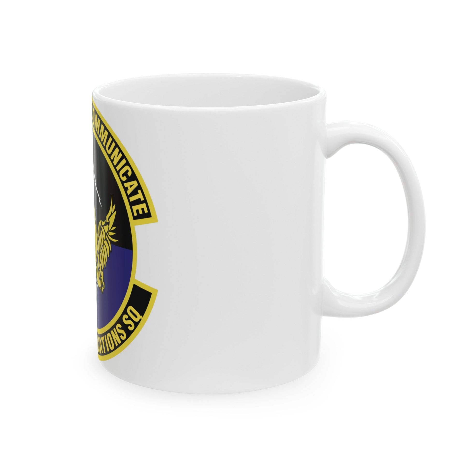 505th Communications Squadron (U.S. Air Force) White Coffee Mug-The Sticker Space