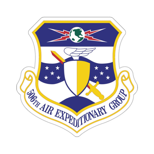 506th Air Expeditionary Group (U.S. Air Force) STICKER Vinyl Die-Cut Decal-White-The Sticker Space