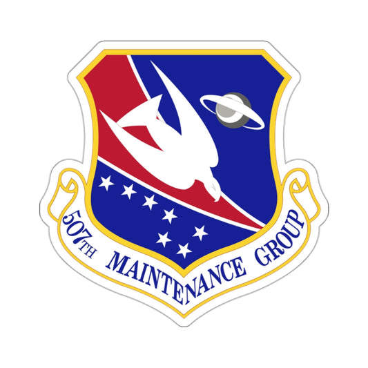 507th Maintenance Group (U.S. Air Force) STICKER Vinyl Die-Cut Decal-White-The Sticker Space