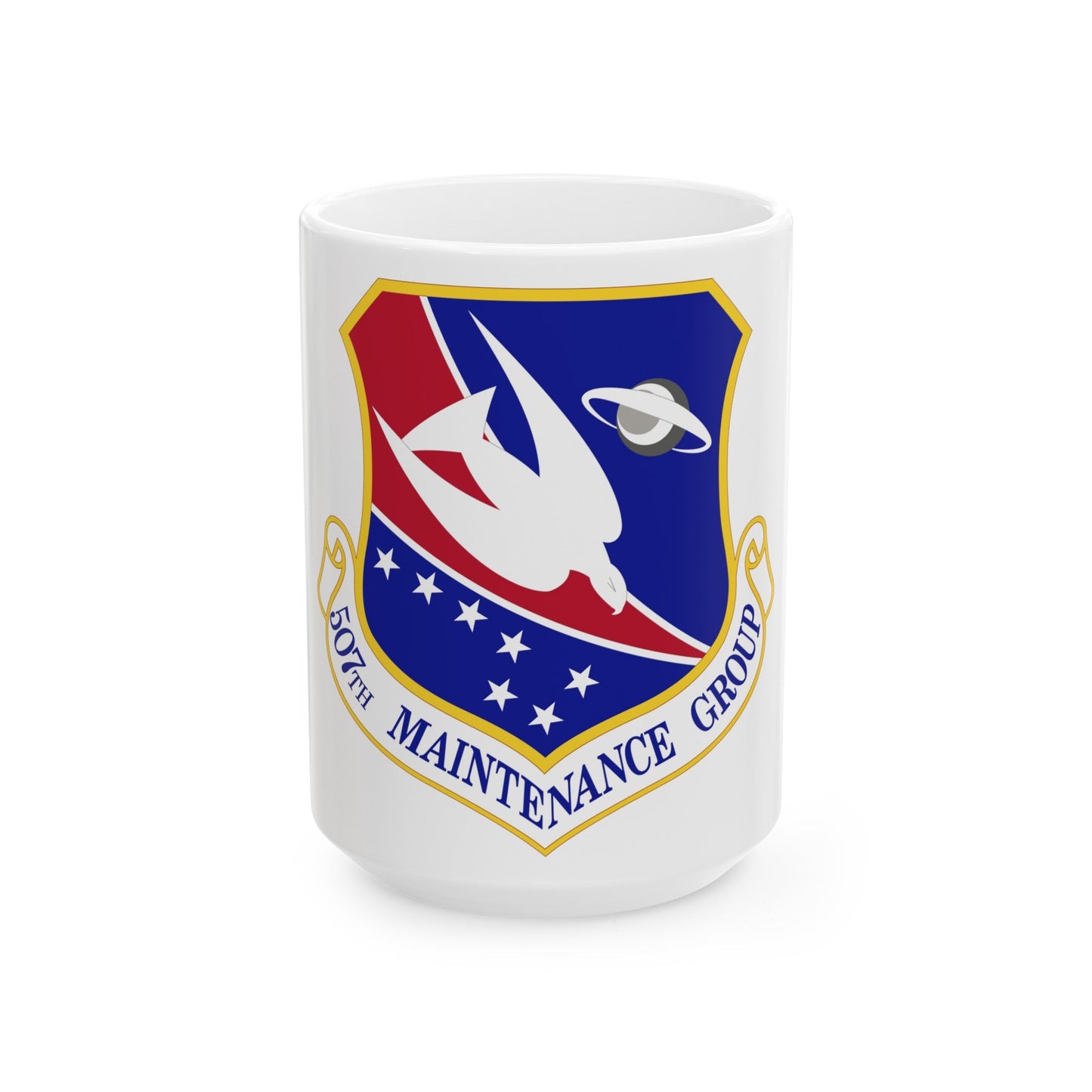 507th Maintenance Group (U.S. Air Force) White Coffee Mug-15oz-The Sticker Space