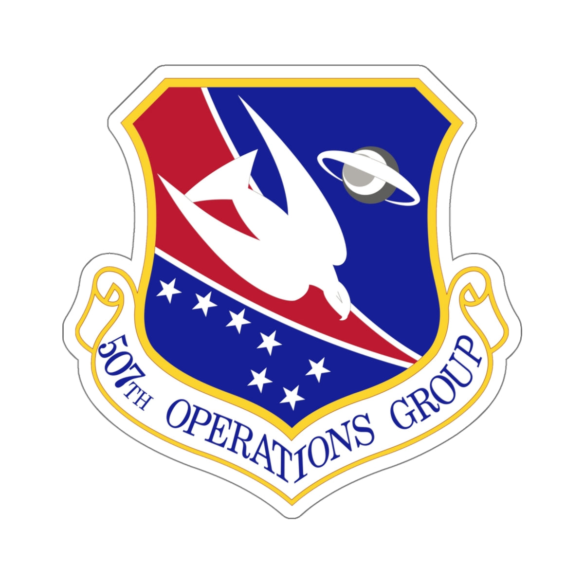 507th Operations Group (U.S. Air Force) STICKER Vinyl Die-Cut Decal-White-The Sticker Space