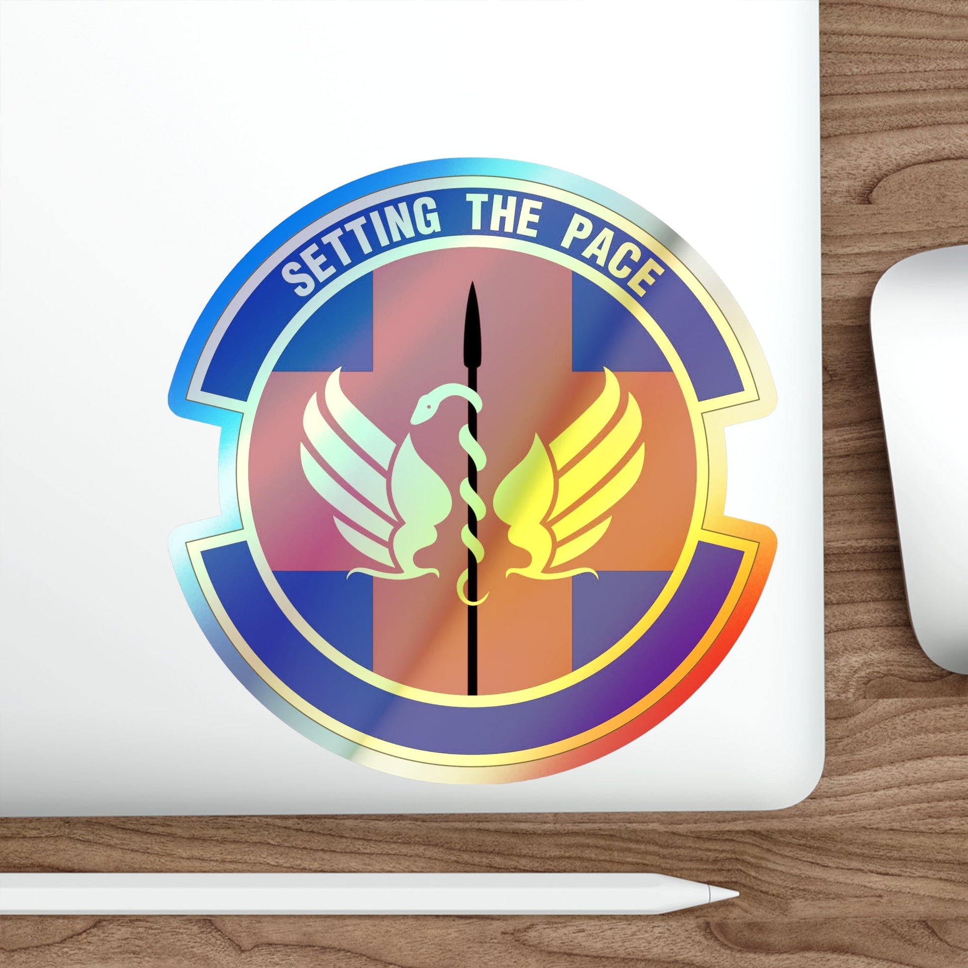 51 Operational Medical Readiness Squadron PACAF (U.S. Air Force) Holographic STICKER Die-Cut Vinyl Decal-The Sticker Space