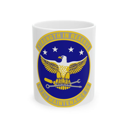 512th Maintenance Squadron (U.S. Air Force) White Coffee Mug-11oz-The Sticker Space
