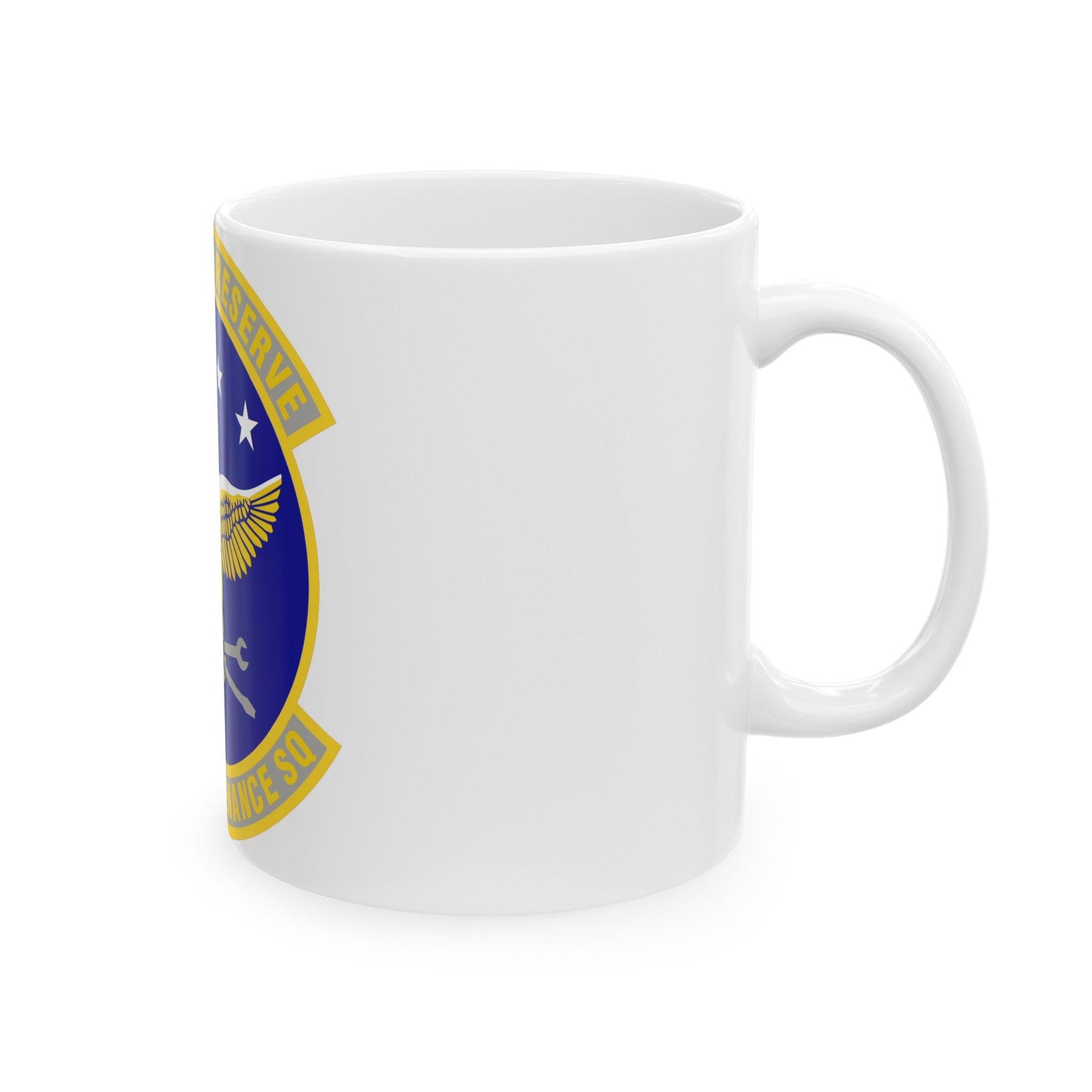 512th Maintenance Squadron (U.S. Air Force) White Coffee Mug-The Sticker Space