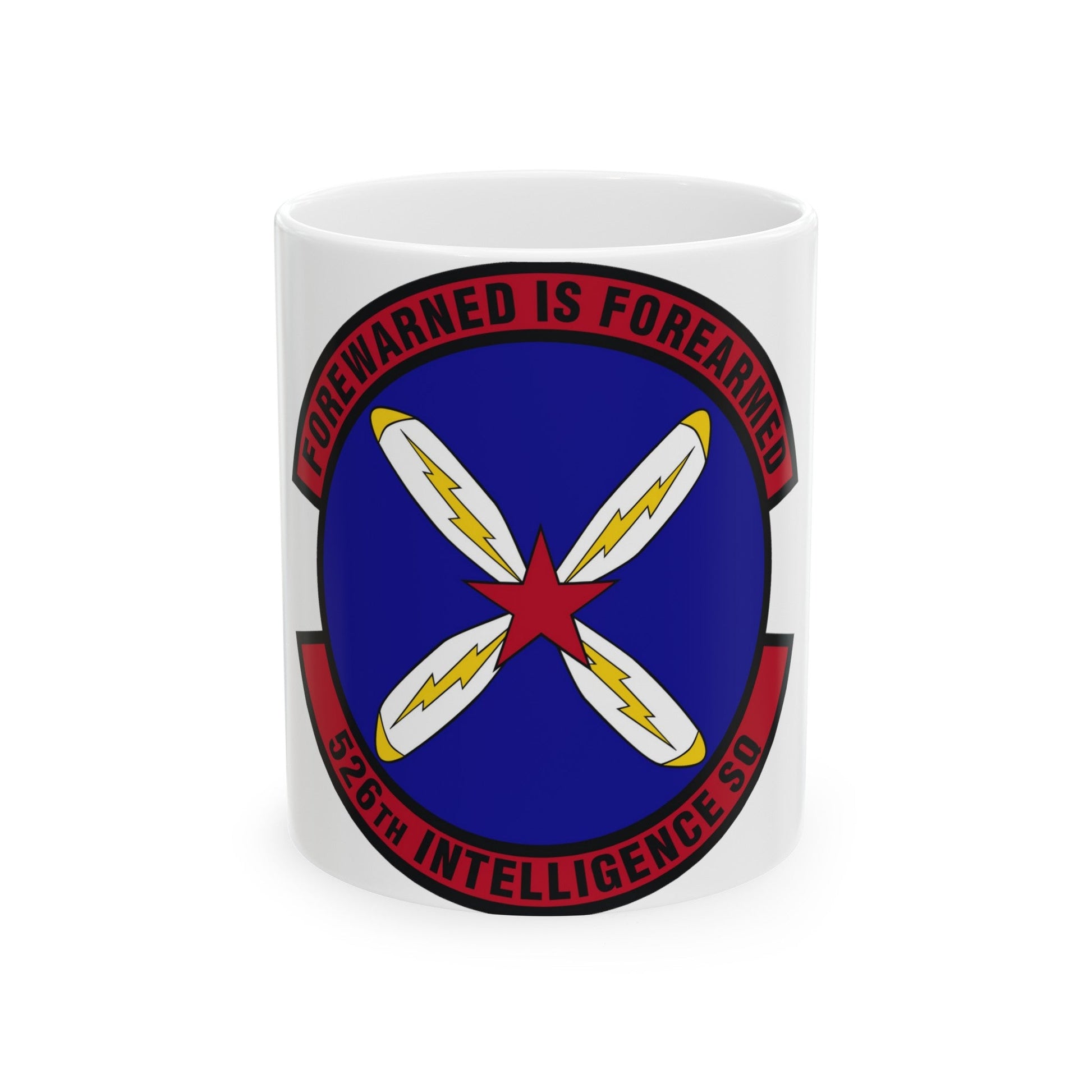 526th Intelligence Squadron (U.S. Air Force) White Coffee Mug-11oz-The Sticker Space