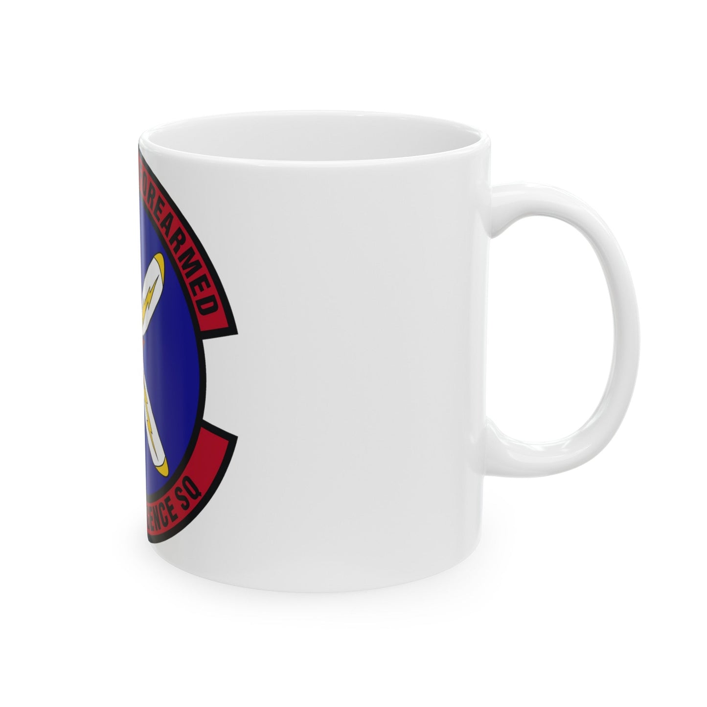 526th Intelligence Squadron (U.S. Air Force) White Coffee Mug-The Sticker Space