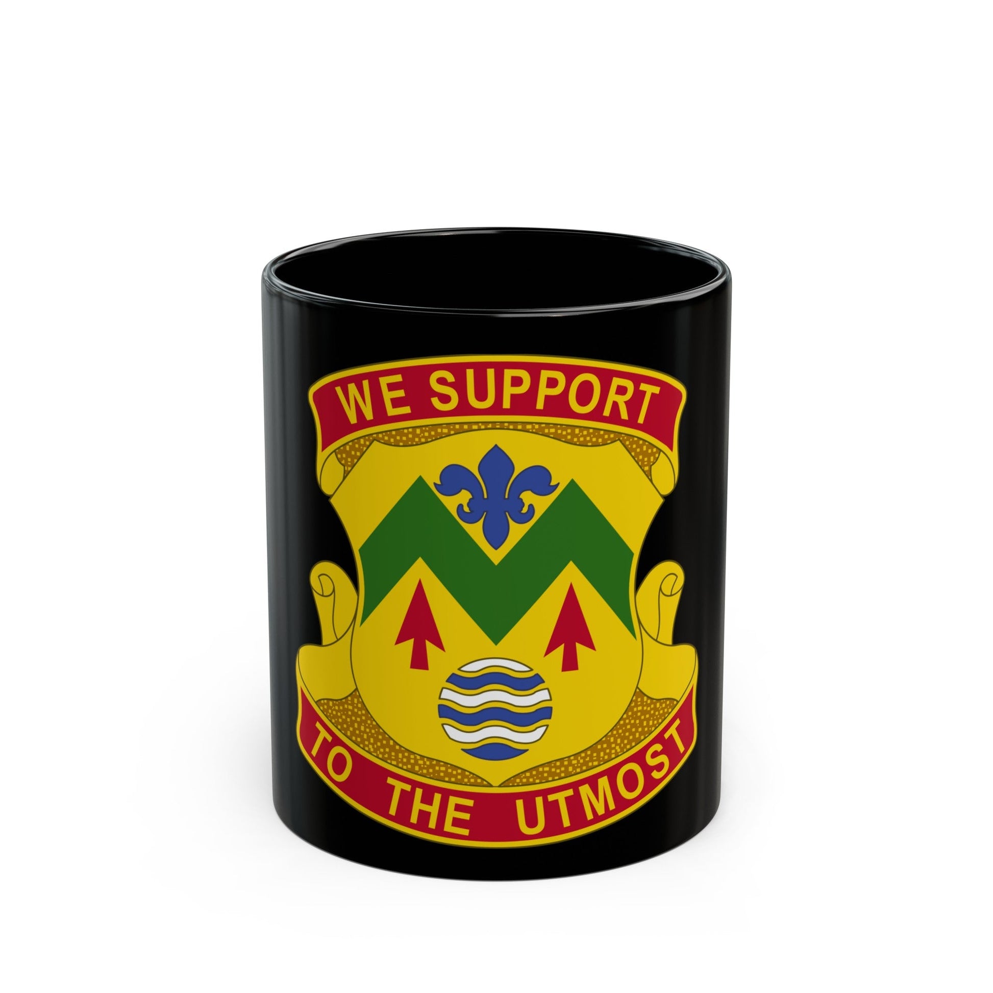528 Sustainment Brigade (U.S. Army) Black Coffee Mug-11oz-The Sticker Space