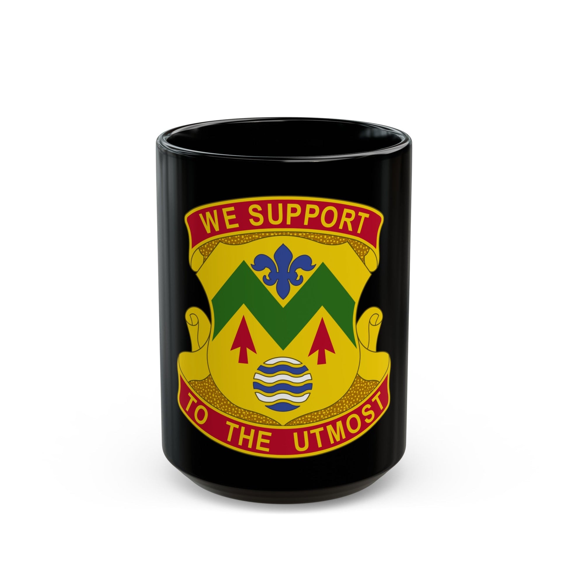 528 Sustainment Brigade (U.S. Army) Black Coffee Mug-15oz-The Sticker Space