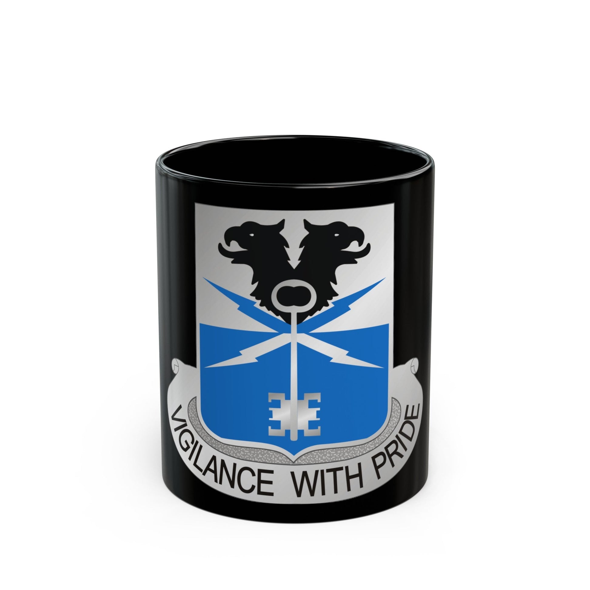 533 Military Intelligence Battalion (U.S. Army) Black Coffee Mug-11oz-The Sticker Space