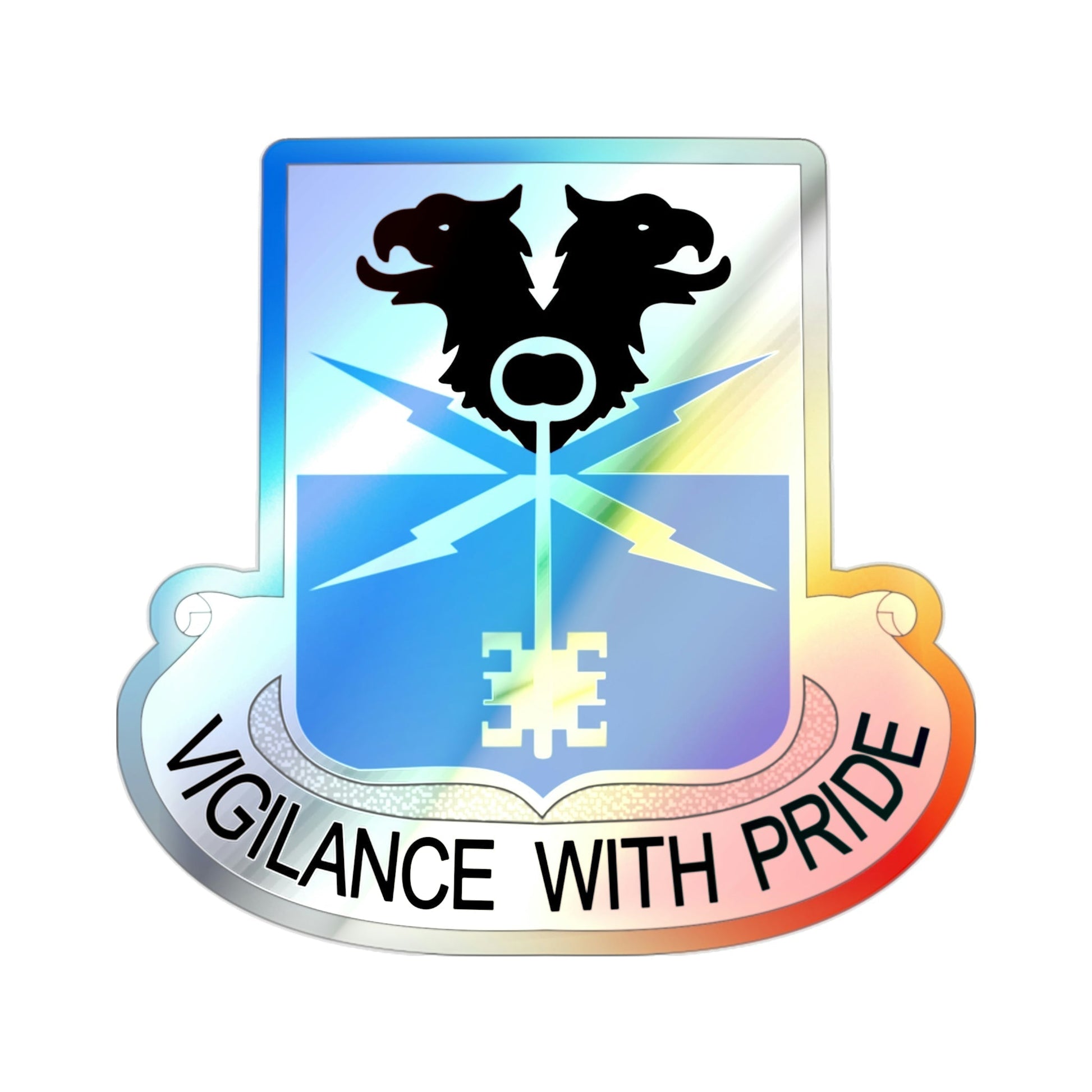 533 Military Intelligence Battalion (U.S. Army) Holographic STICKER Die-Cut Vinyl Decal-2 Inch-The Sticker Space