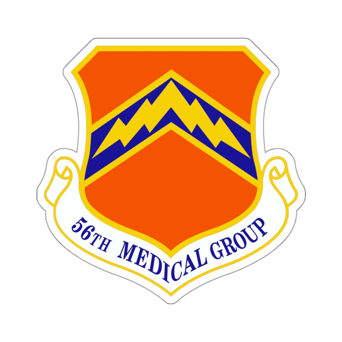 56th Medical Group (U.S. Air Force) STICKER Vinyl Die-Cut Decal-White-The Sticker Space