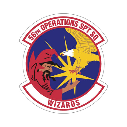 56th Operations Support Squadron (U.S. Air Force) STICKER Vinyl Die-Cut Decal-White-The Sticker Space