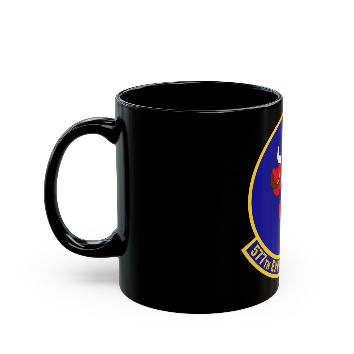 577th Expeditionary Prime Base Emergency Engineer Force Squadron (U.S. Air Force) Black Coffee Mug-The Sticker Space