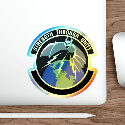 595 Operations Support Flight AFSPC (U.S. Air Force) Holographic STICKER Die-Cut Vinyl Decal-The Sticker Space