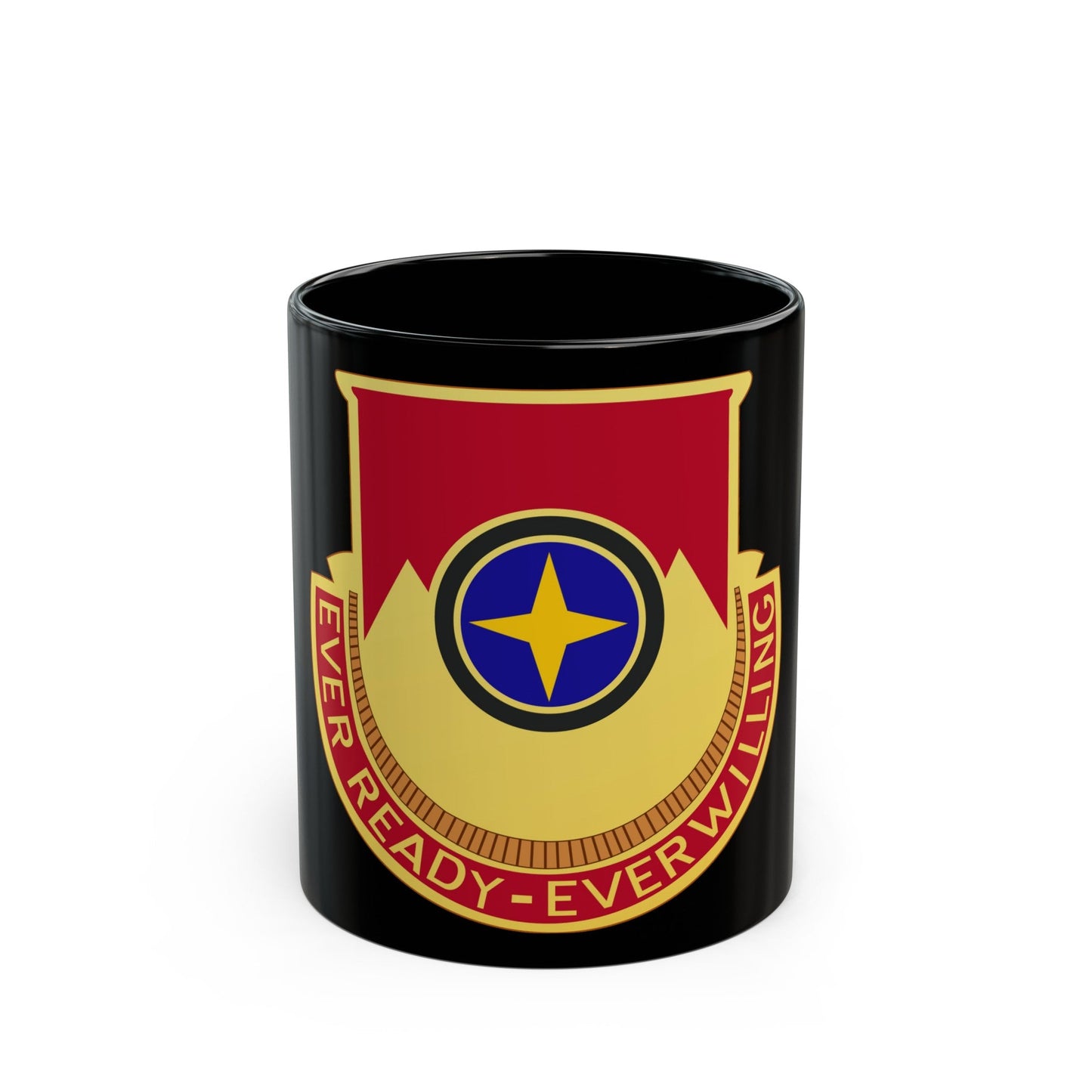 607th Armored Field Artillery Battalion (U.S. Army) Black Coffee Mug-11oz-The Sticker Space