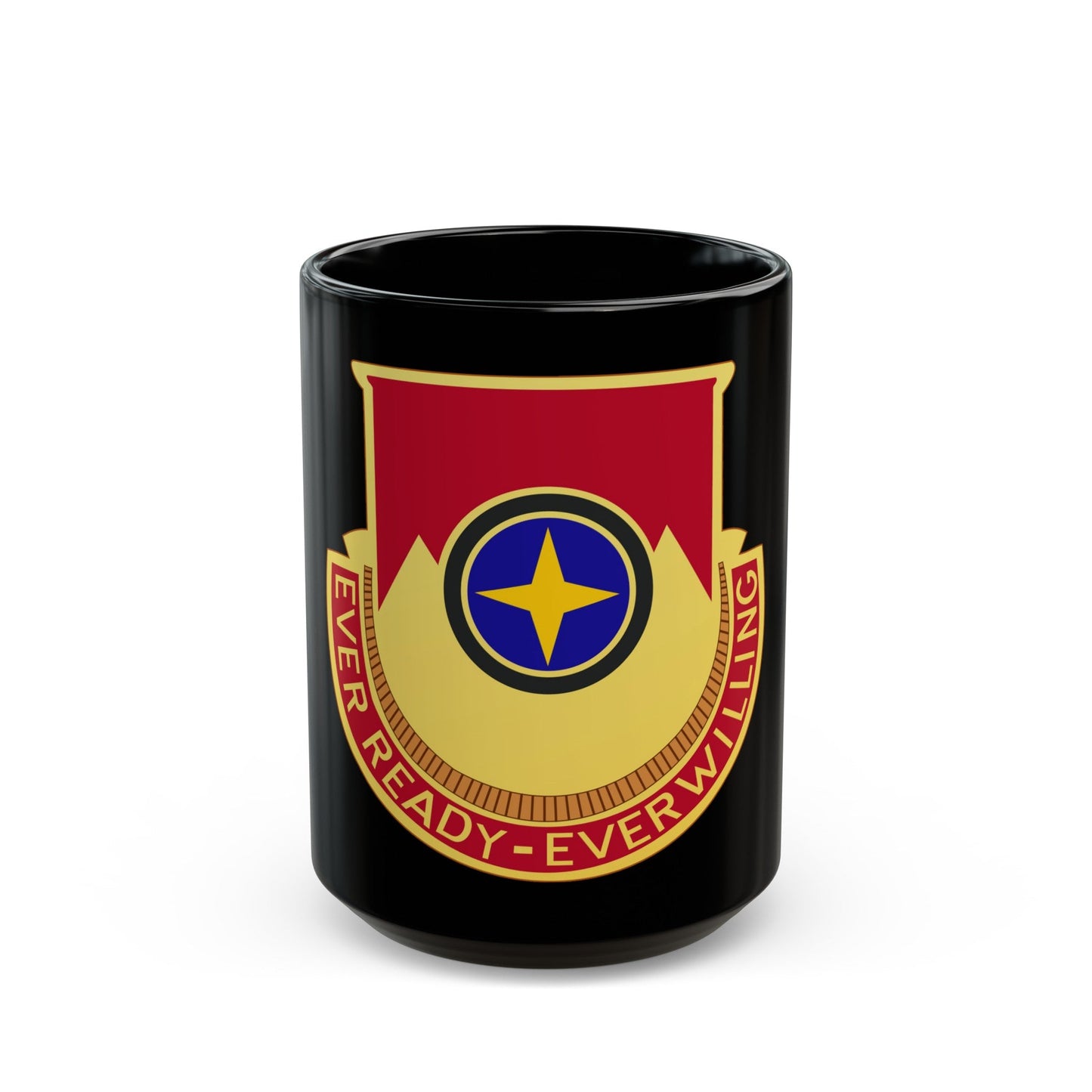 607th Armored Field Artillery Battalion (U.S. Army) Black Coffee Mug-15oz-The Sticker Space