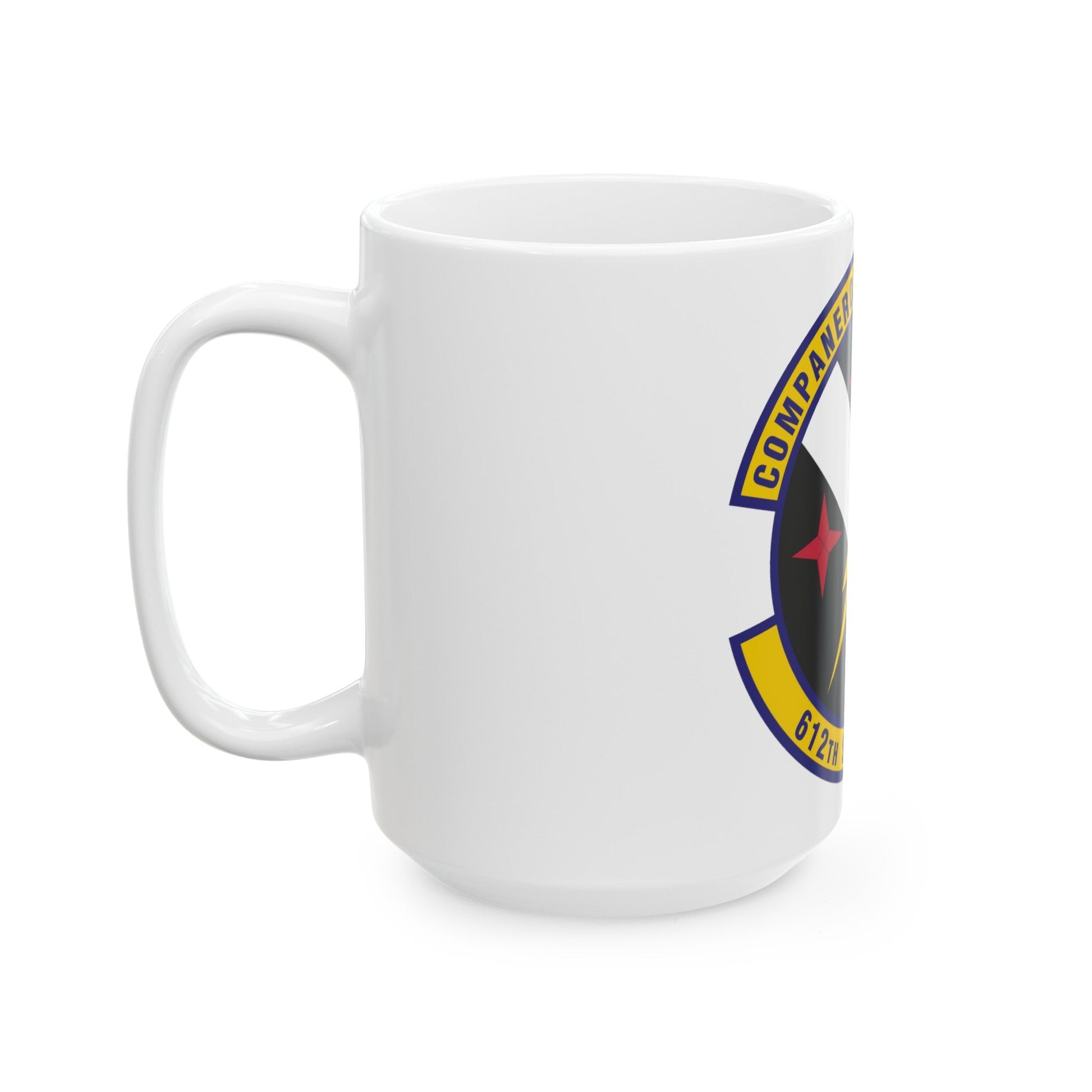612th Support Squadron (U.S. Air Force) White Coffee Mug-The Sticker Space