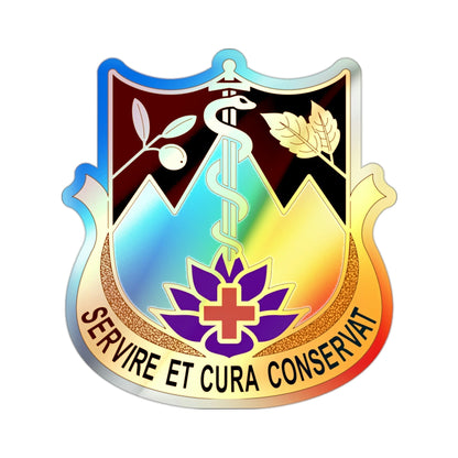 627 Hospital Center (U.S. Army) Holographic STICKER Die-Cut Vinyl Decal-2 Inch-The Sticker Space