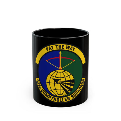 633d Comptroller Squadron (U.S. Air Force) Black Coffee Mug