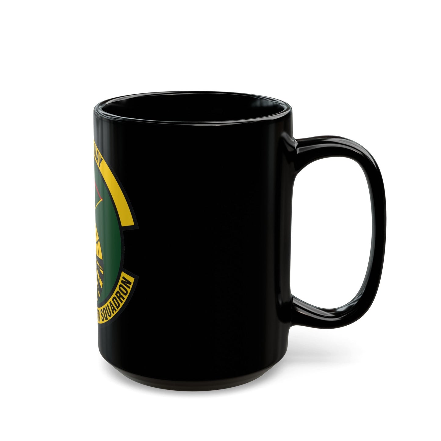 633d Comptroller Squadron (U.S. Air Force) Black Coffee Mug-The Sticker Space