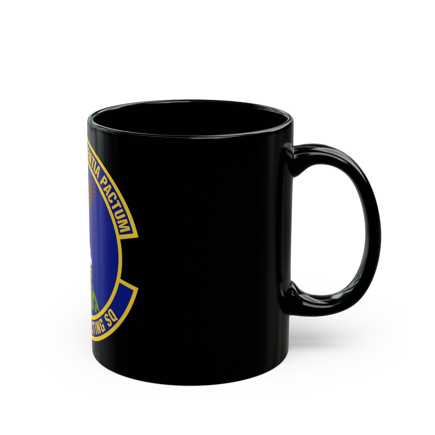633d Contracting Squadron (U.S. Air Force) Black Coffee Mug