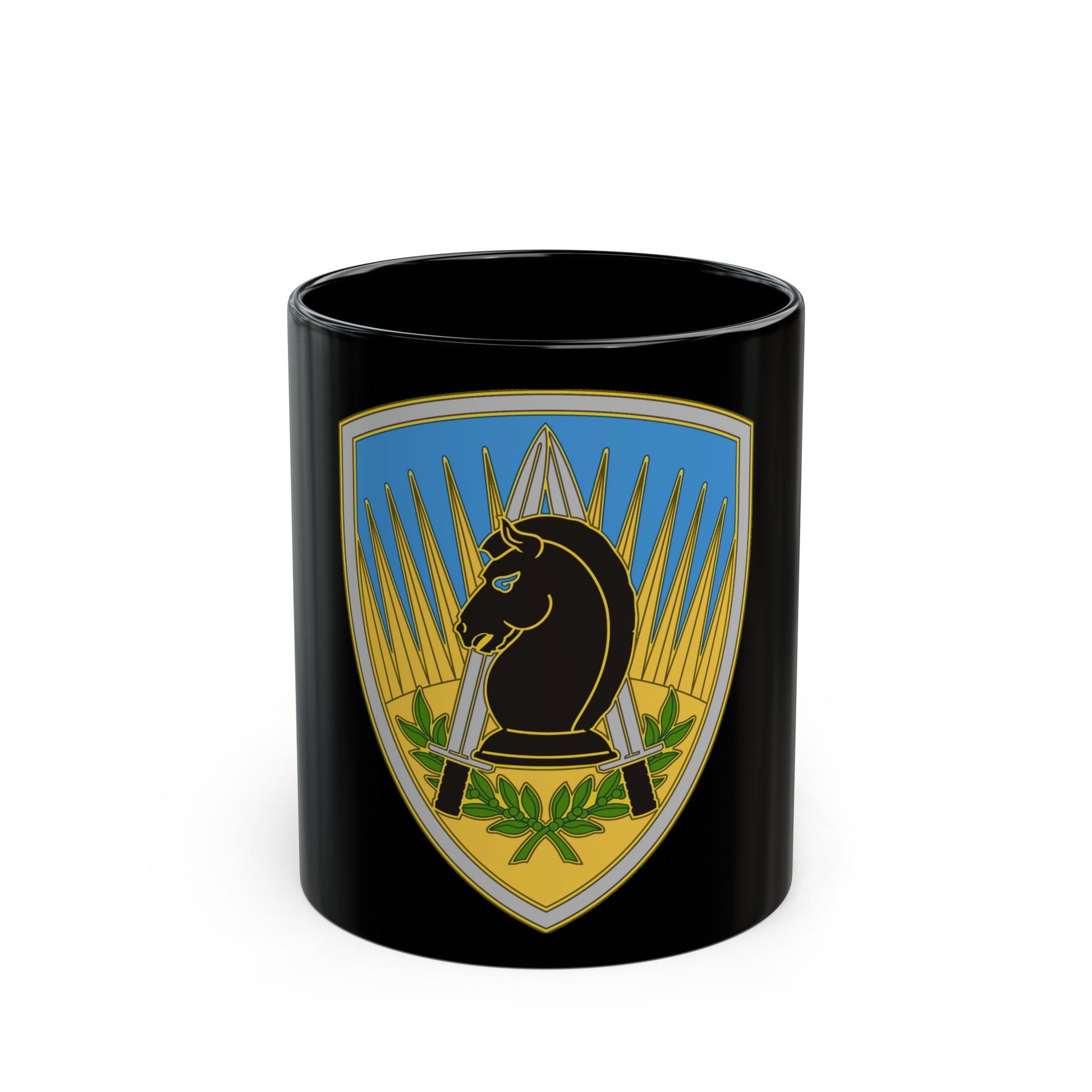 650 Military Intelligence Group 3 (U.S. Army) Black Coffee Mug-11oz-The Sticker Space